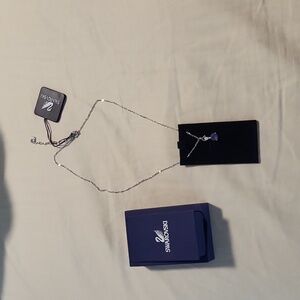 Blue Swarovski necklace